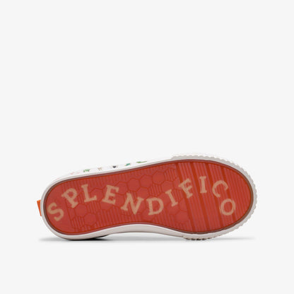 Roald Dahl James & the Giant Peach Foxing Air Kid Blue Canvas - Clarks Kids