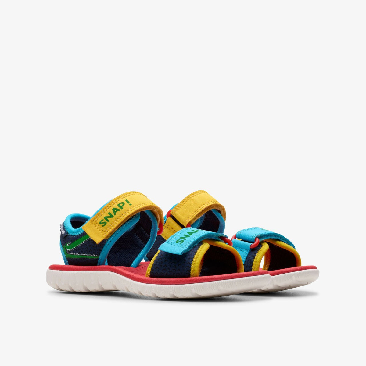 Roald Dahl The Enormous Crocodile Surfing Ace Kid Navy Print - Clarks Kids