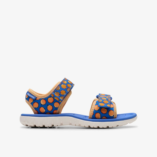 Roald Dahl James & the Giant Peach Surfing Air Kid Blue - Clarks Kids