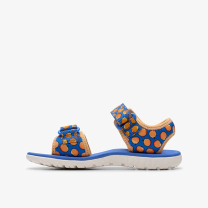 Roald Dahl James & the Giant Peach Surfing Air Kid Blue - Clarks Kids