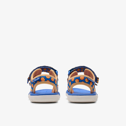 Roald Dahl James & the Giant Peach Surfing Air Kid Blue - Clarks Kids
