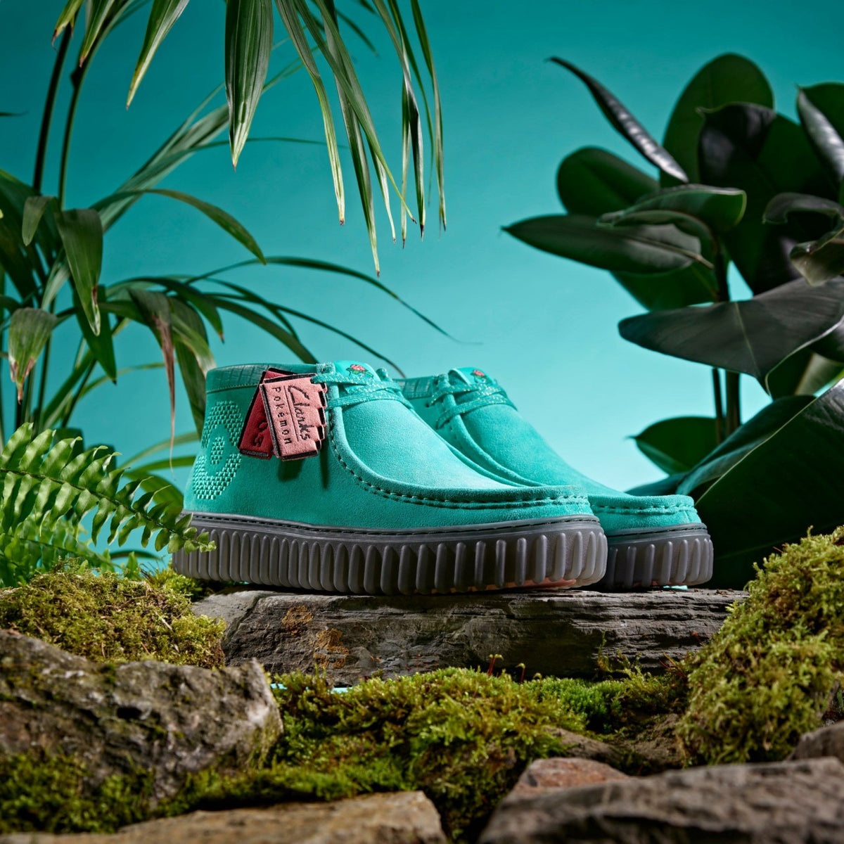 Torhill Explore Turquoise Suede - Clarks Men|Women