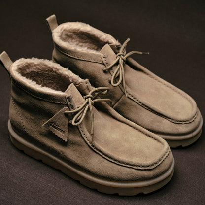 Meare Walla Boot Dark Sand Warmlined - Clarks Men