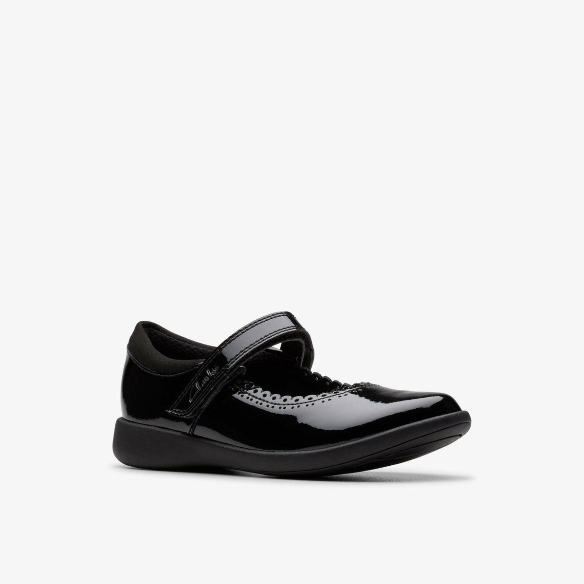 Etch Pure Kid Black Patent - Clarks Kids
