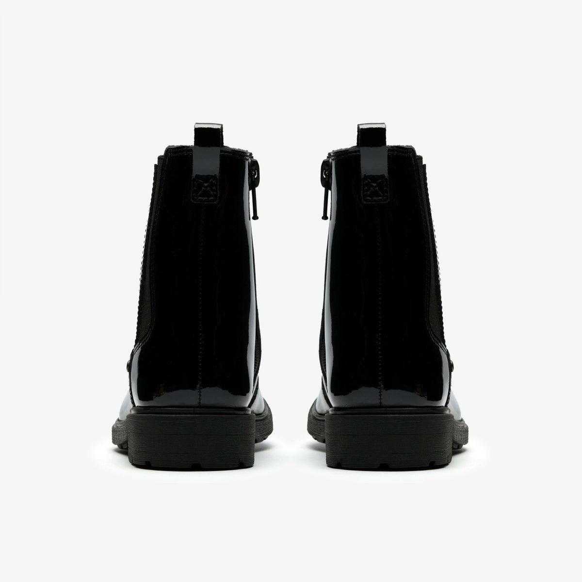 Astrol Orin Kid Black Patent - Clarks Kids