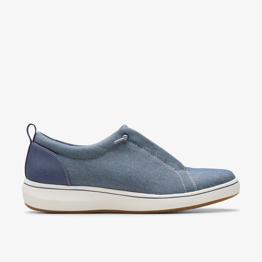 Brinkley Sky Lace Navy - Clarks Women
