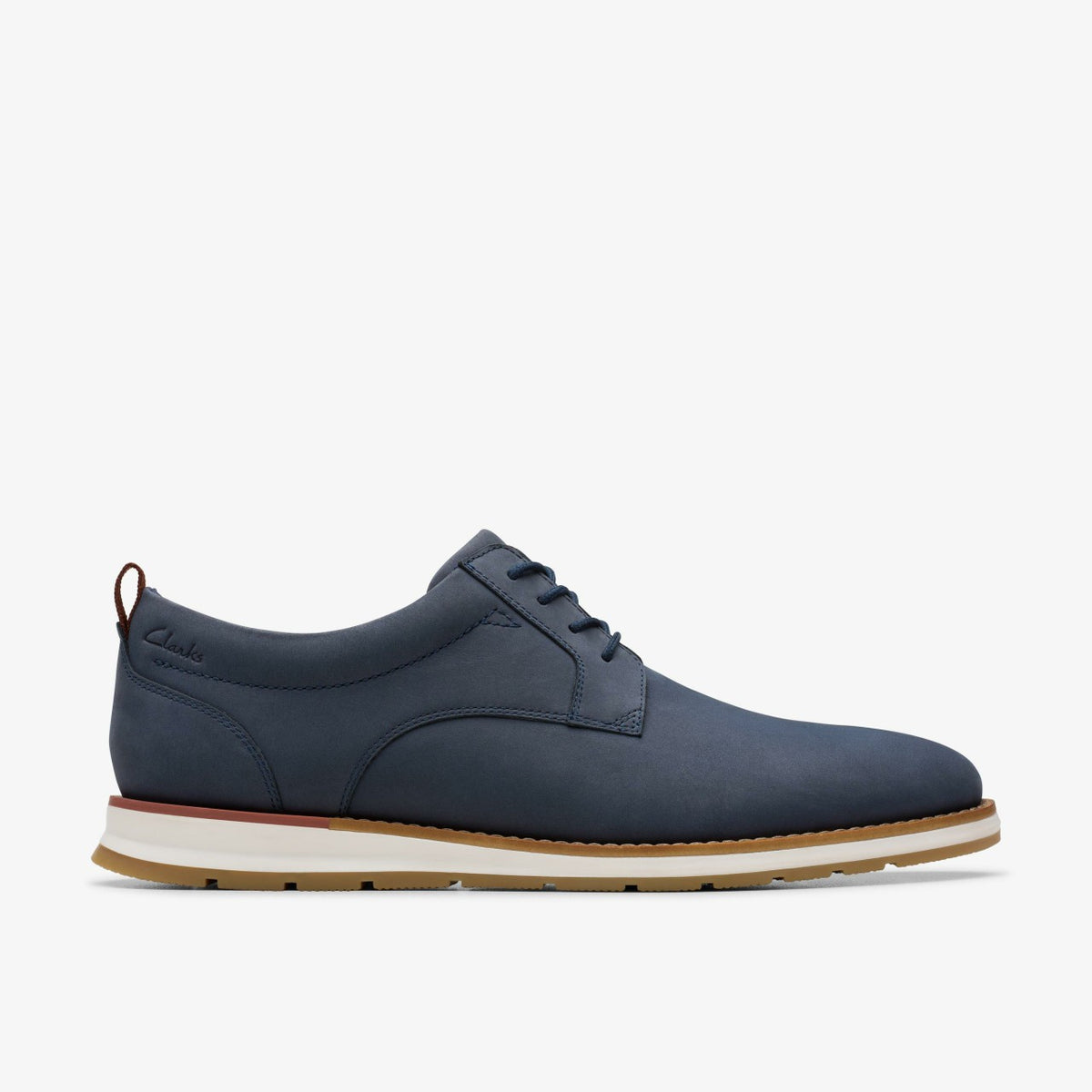 Lapford Lace Navy Nubuck - Clarks Men