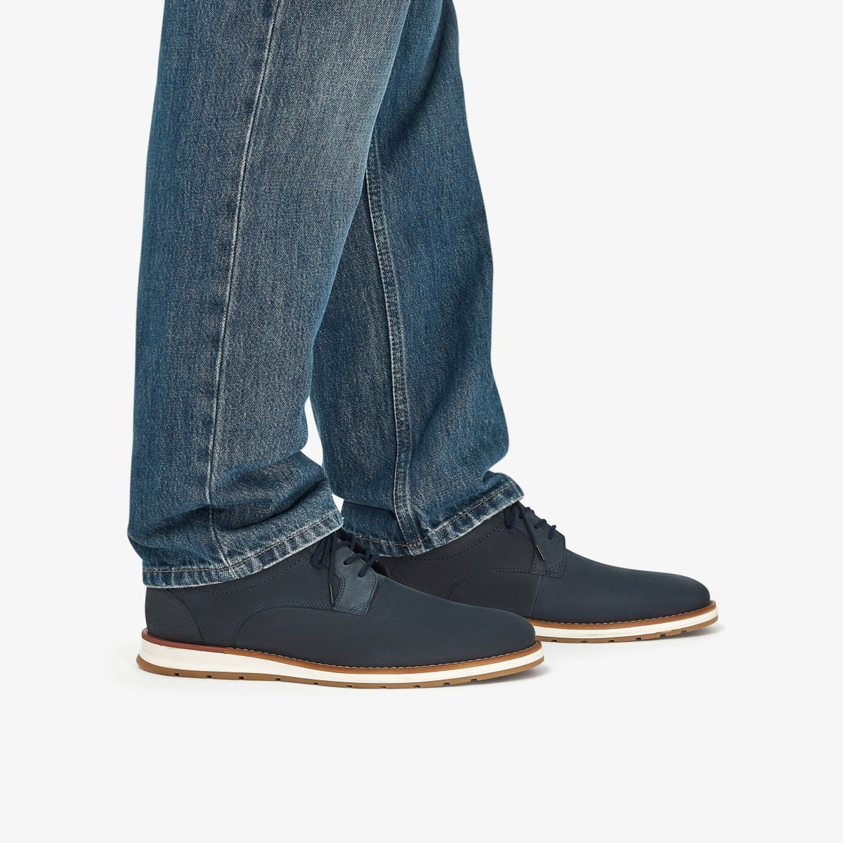 Lapford Lace Navy Nubuck - Clarks Men