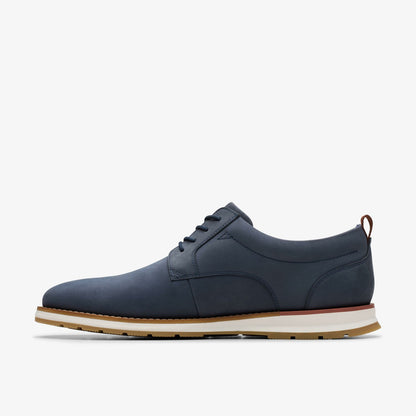 Lapford Lace Navy Nubuck - Clarks Men