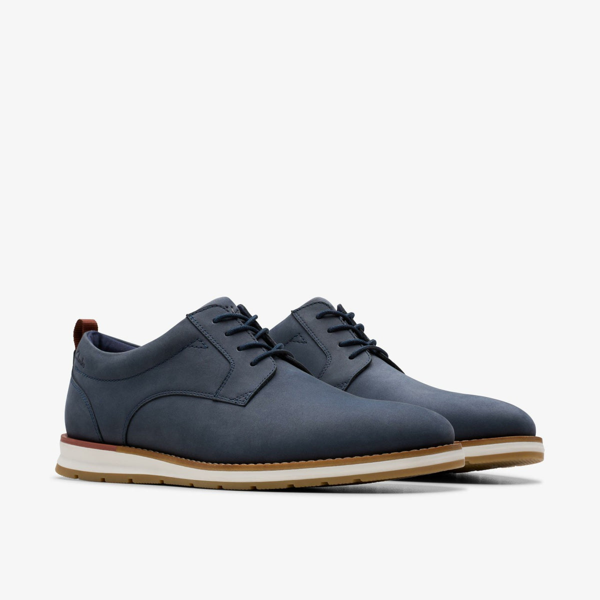 Lapford Lace Navy Nubuck - Clarks Men