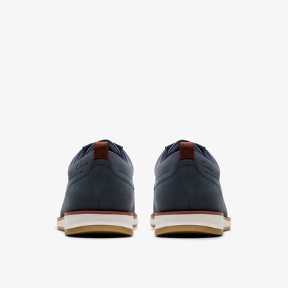 Lapford Lace Navy Nubuck - Clarks Men