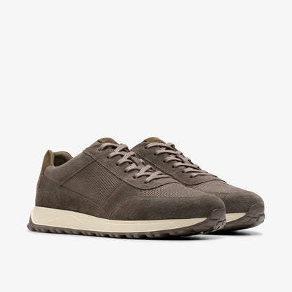 Radwell Lace Dark Grey Combination - Clarks Men