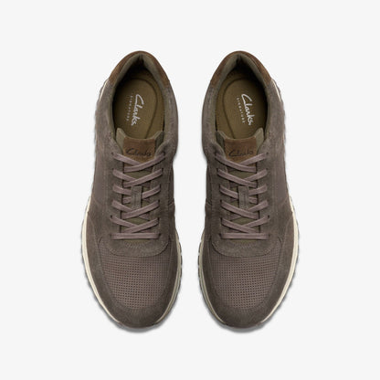 Radwell Lace Dark Grey Combination - Clarks Men