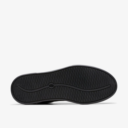 Romsey Lace Black Leather - Clarks Men
