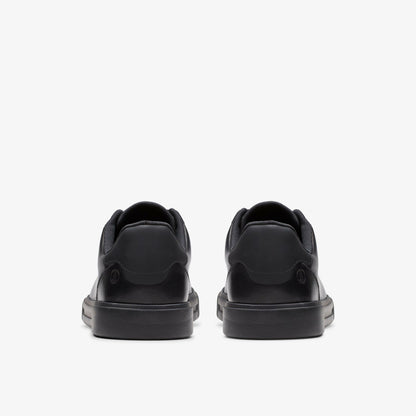 Romsey Lace Black Leather - Clarks Men