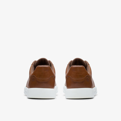 Romsey Lace Tan Leather - Clarks Men