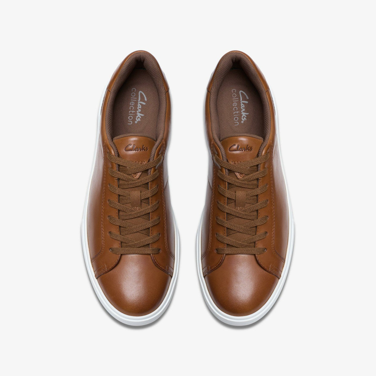 Romsey Lace Tan Leather - Clarks Men