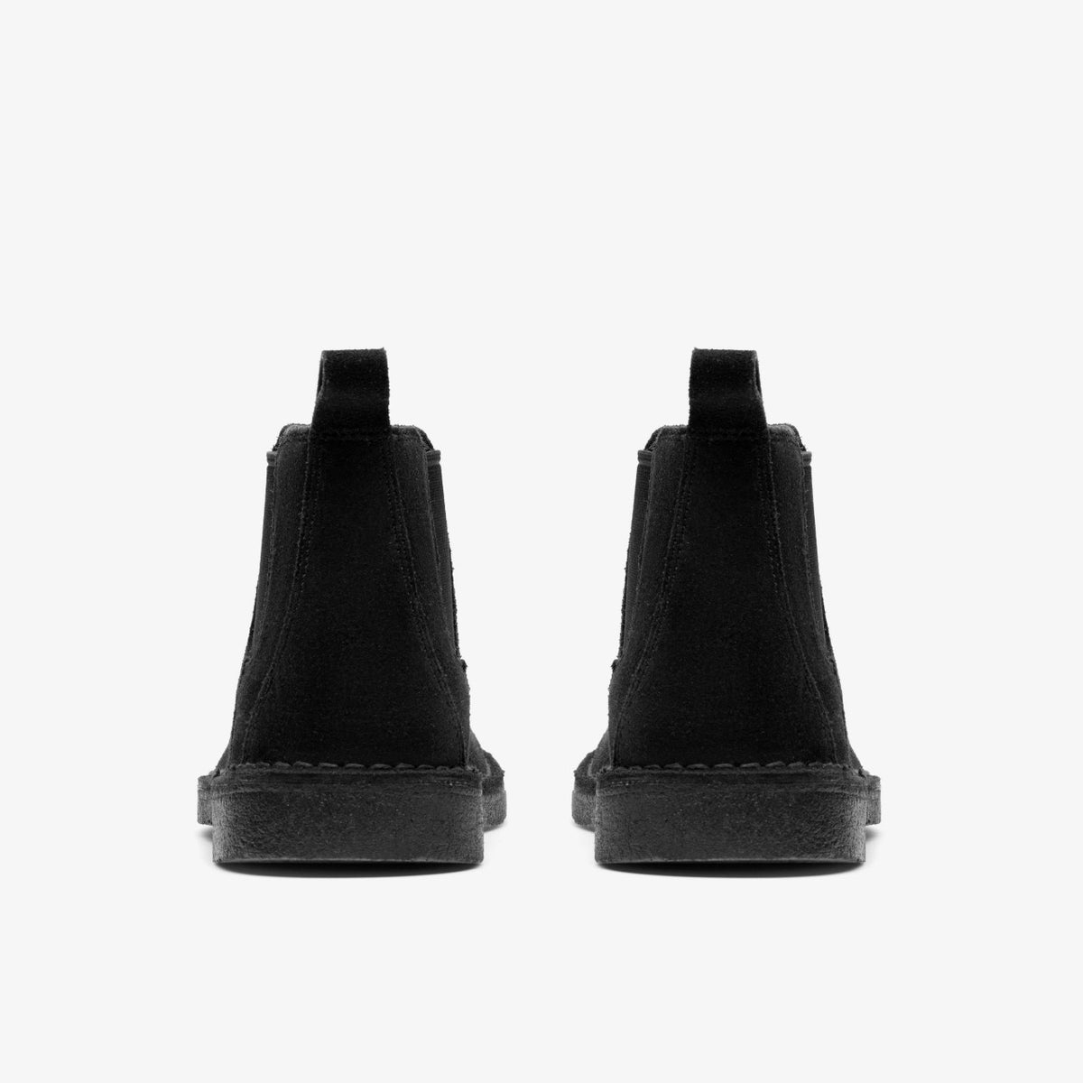 Desert Chelsea Black Suede - Clarks Men