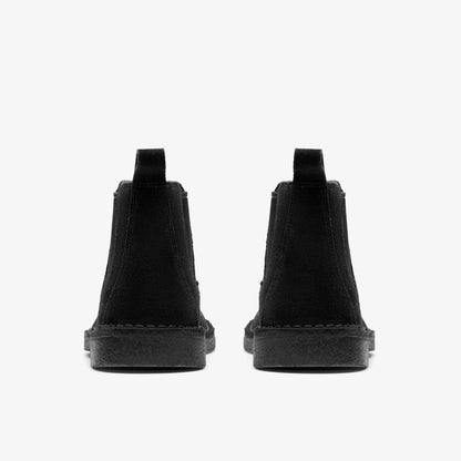 Desert Chelsea Black Suede - Clarks Men