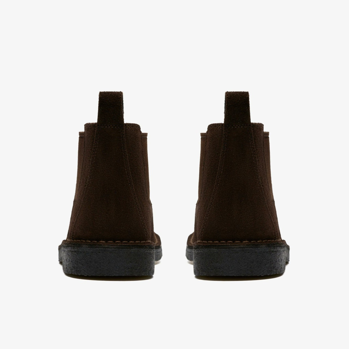 Desert Chelsea Dark Brown Suede - Clarks Men