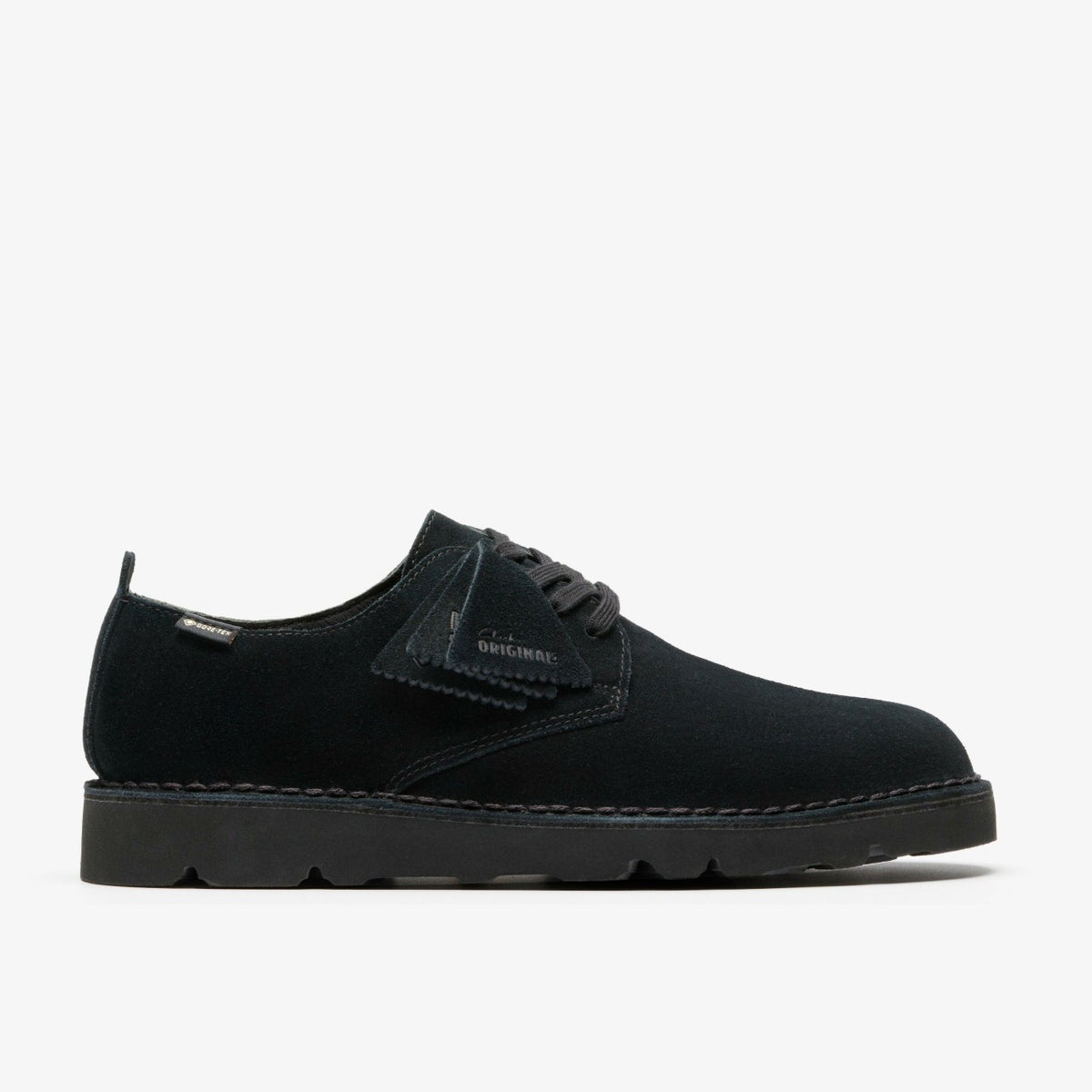 Desert London GORE-TEX Black Suede - Clarks Men