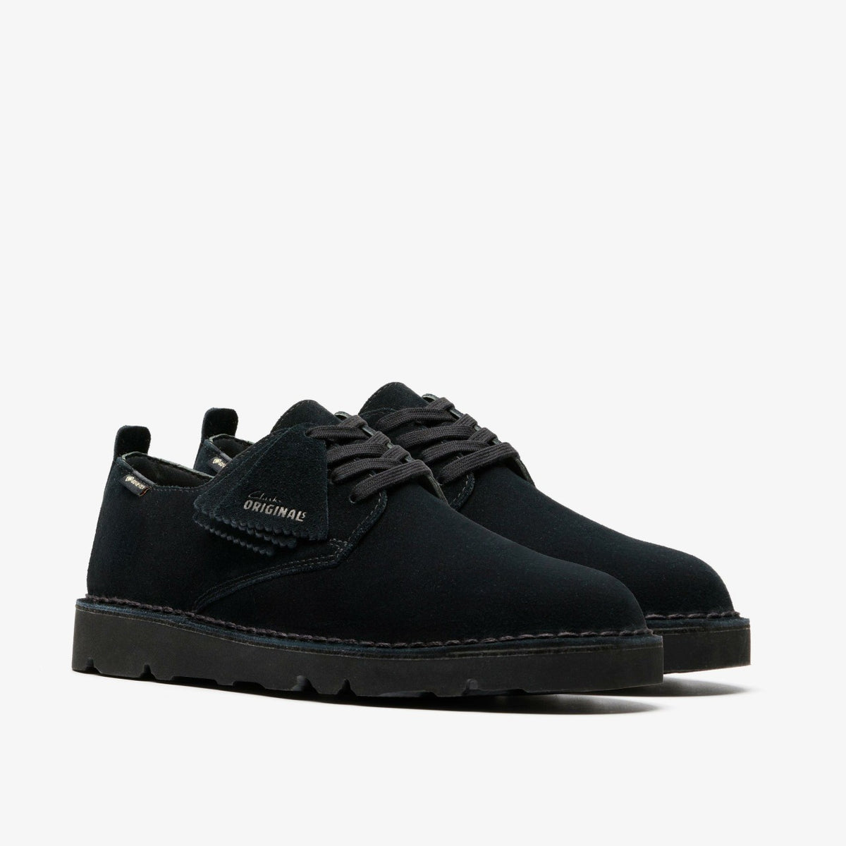 Desert London GORE-TEX Black Suede - Clarks Men