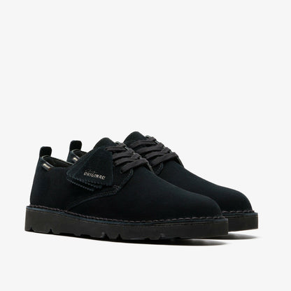 Desert London GORE-TEX Black Suede - Clarks Men