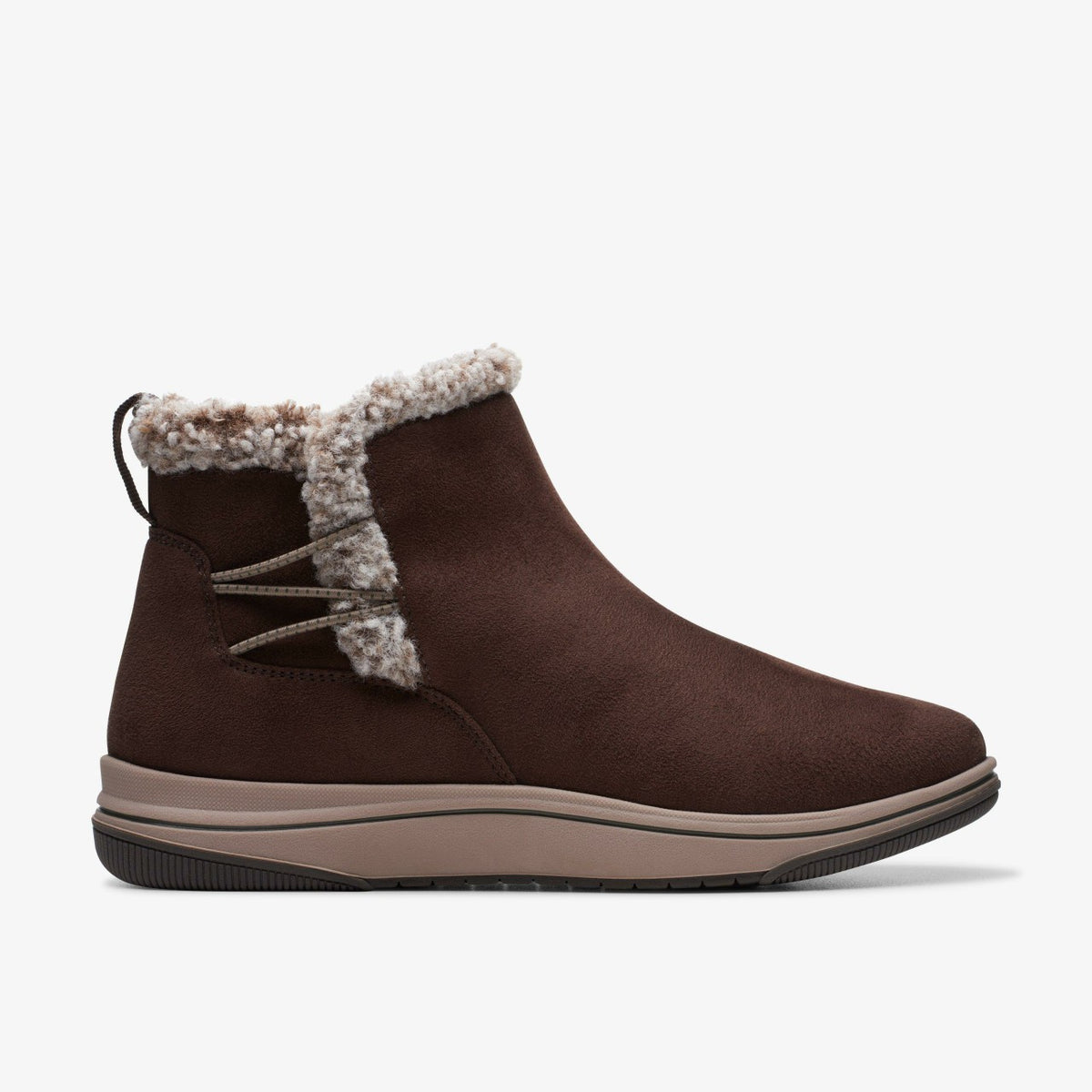 Brinkley Fur Dark Brown - Clarks Women