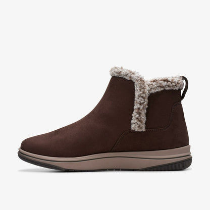 Brinkley Fur Dark Brown - Clarks Women