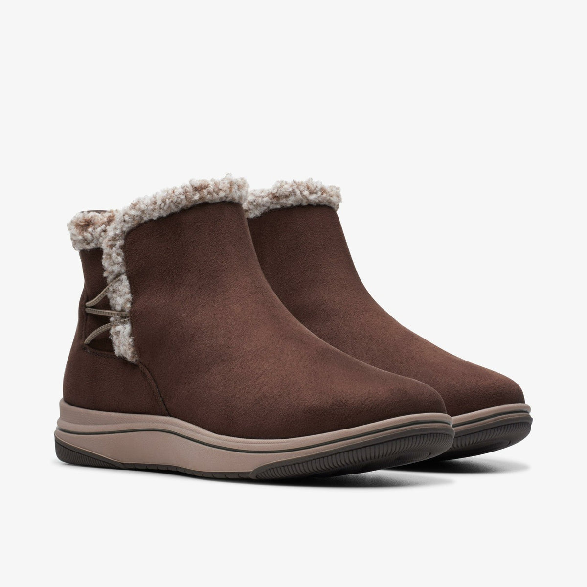 Brinkley Fur Dark Brown - Clarks Women