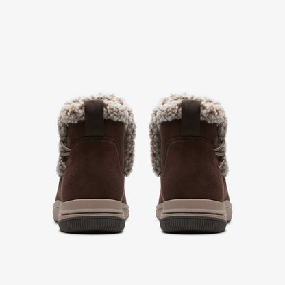 Brinkley Fur Dark Brown - Clarks Women