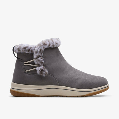 Brinkley Fur Dark Grey - Clarks Women