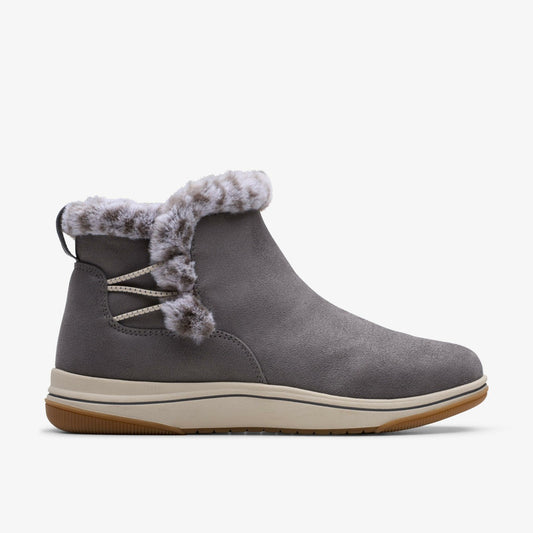Brinkley Fur Dark Grey - Clarks Women