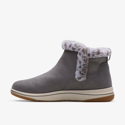 Brinkley Fur Dark Grey - Clarks Women