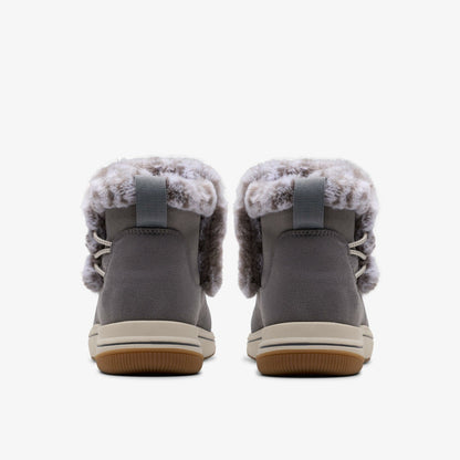 Brinkley Fur Dark Grey - Clarks Women
