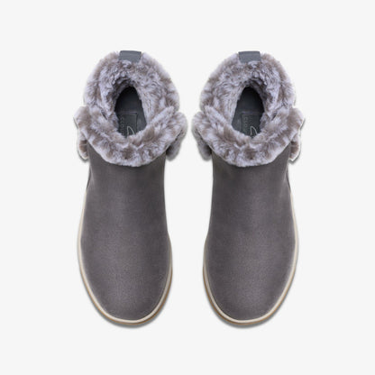 Brinkley Fur Dark Grey - Clarks Women