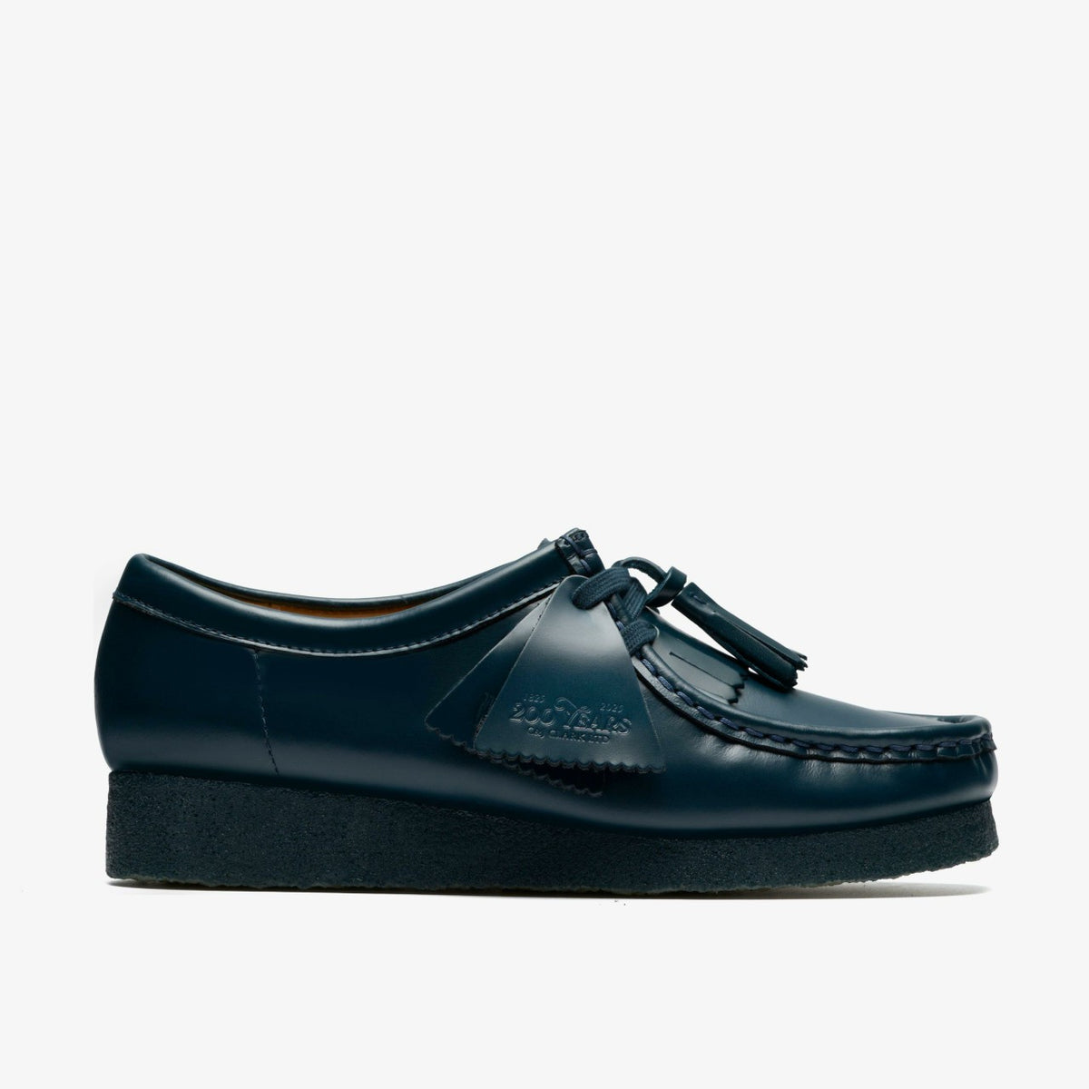 Wallabee Dark Teal Leather - Clarks Women