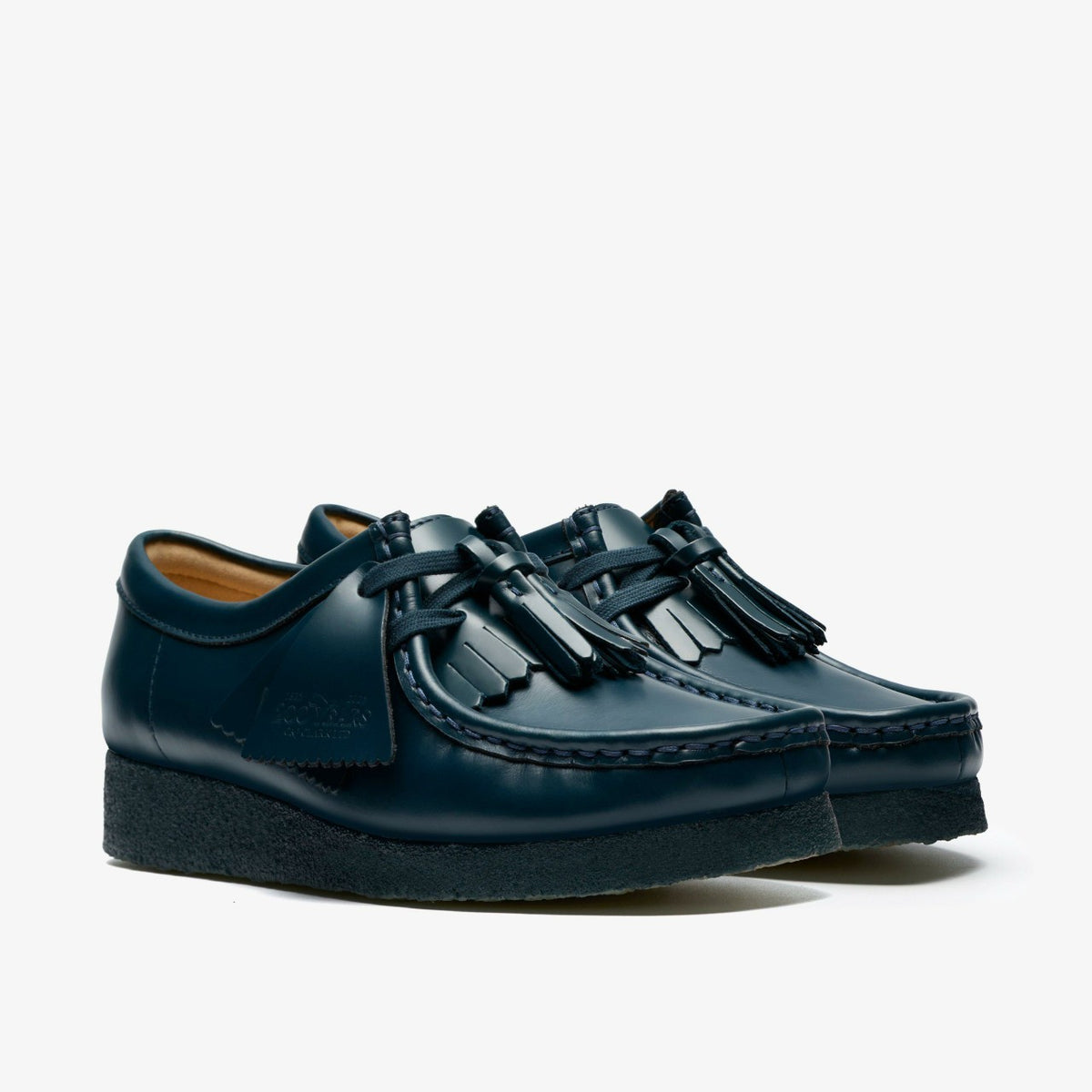 Wallabee Dark Teal Leather - Clarks Women