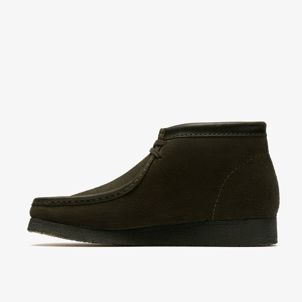 Wallabee Boot Loden Green Suede - Clarks Men