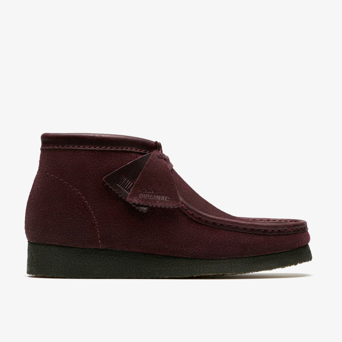 Wallabee Boot Purple Grape Suede - Clarks Men