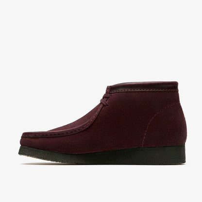 Wallabee Boot Purple Grape Suede - Clarks Men