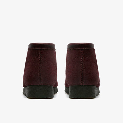Wallabee Boot Purple Grape Suede - Clarks Men