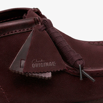 Wallabee Boot Purple Grape Suede - Clarks Men