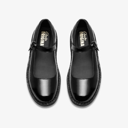 Desert Jane Black Patent - Clarks Women