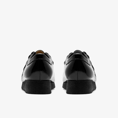 Wallabee Black Patent - Clarks Women