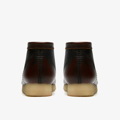 Wallabee Boot Dark Tan Combination - Clarks Men