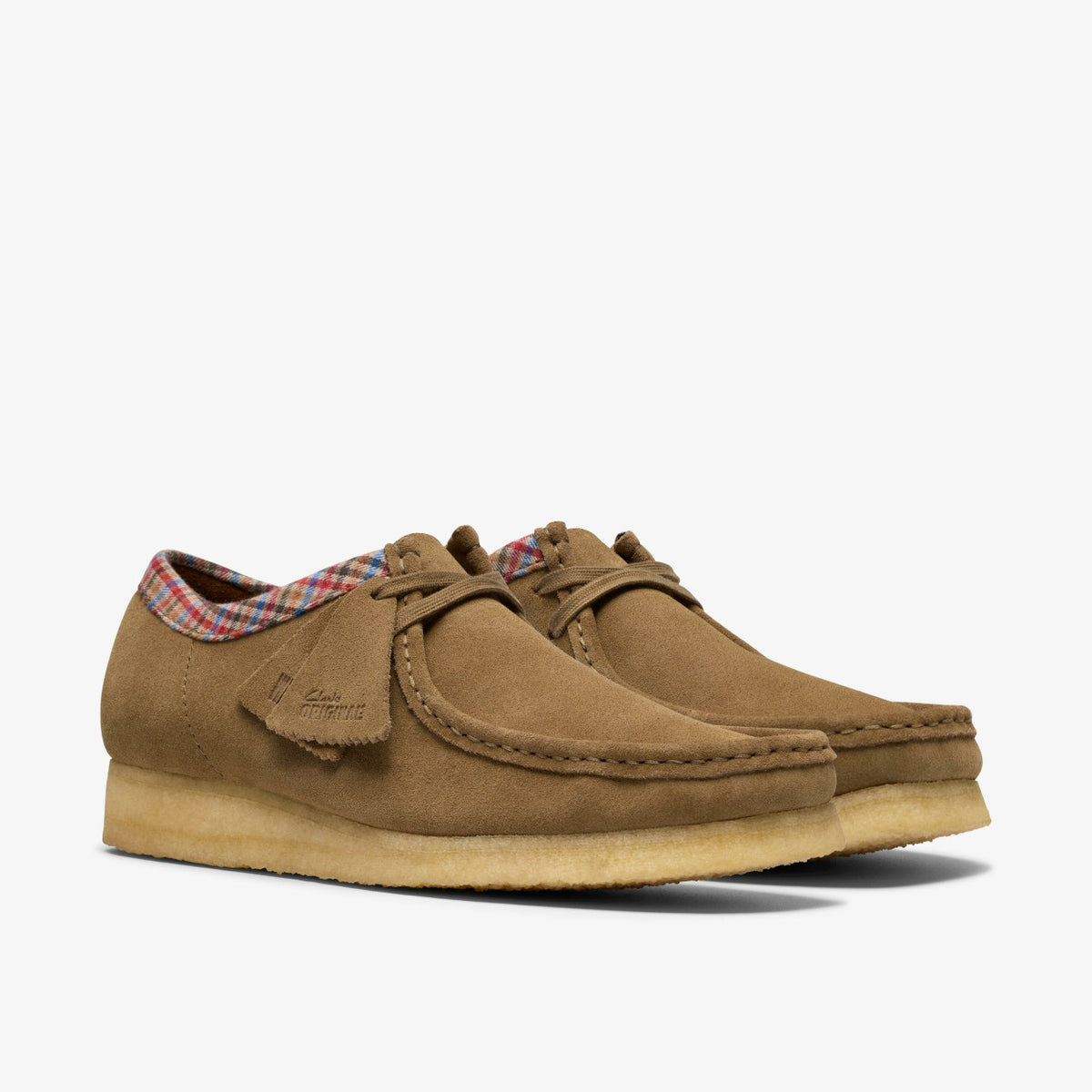 Wallabee Dark Taupe Combination - Clarks Men