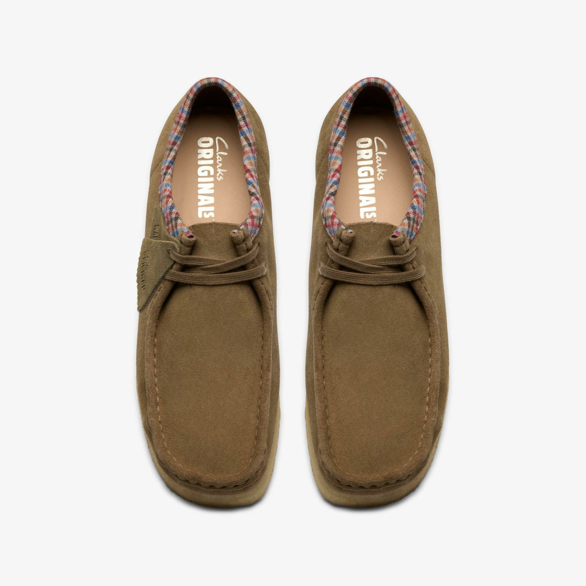 Wallabee Dark Taupe Combination - Clarks Men