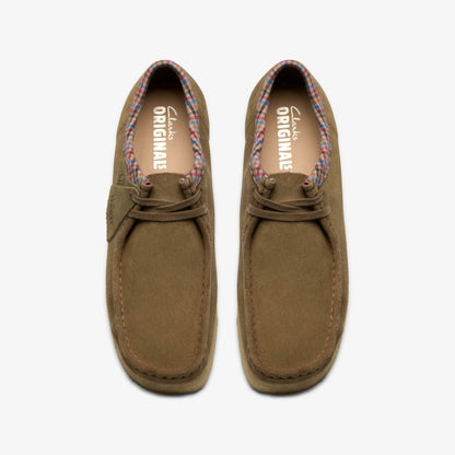 Wallabee Dark Taupe Combination - Clarks Men