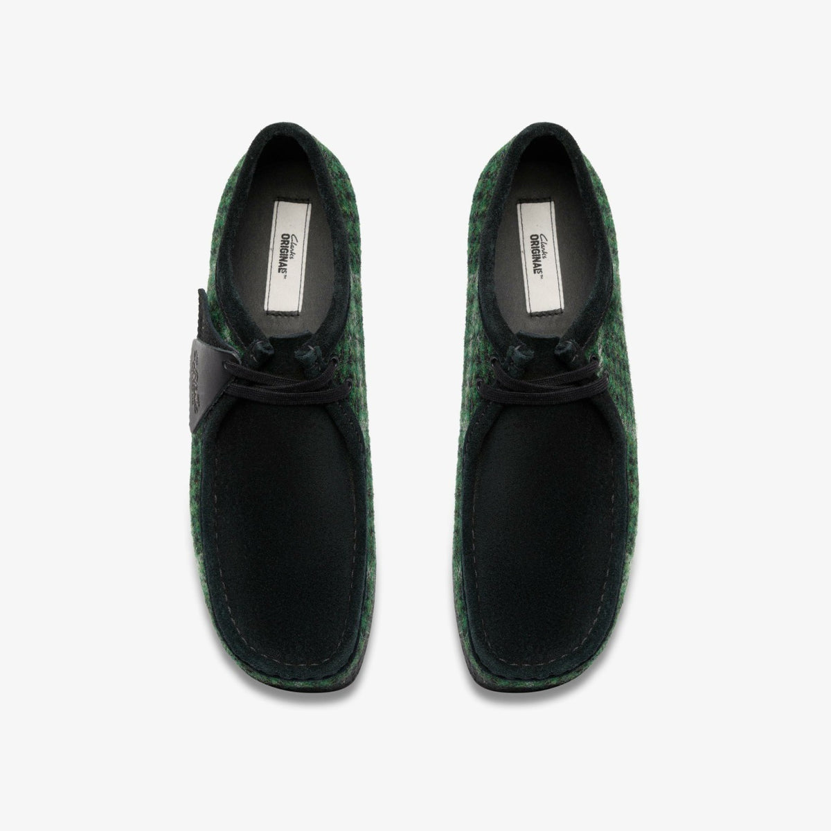 Wallabee Green Tweed Combination - Clarks Men